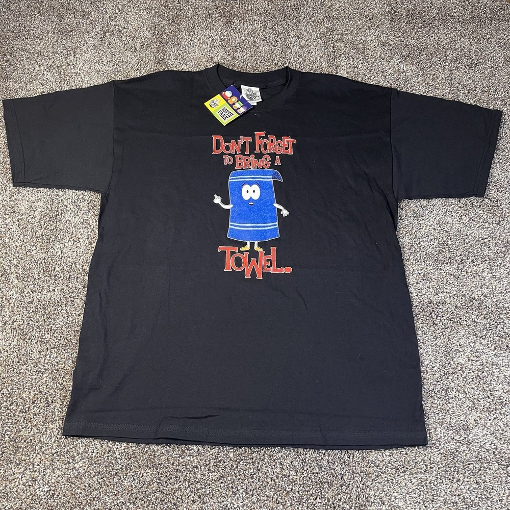 Vintage South Park Size XL Towelie Don't Forget To Bring A Towel Graphic T Shirt